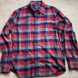 J Crew Factory slim fit flannel.